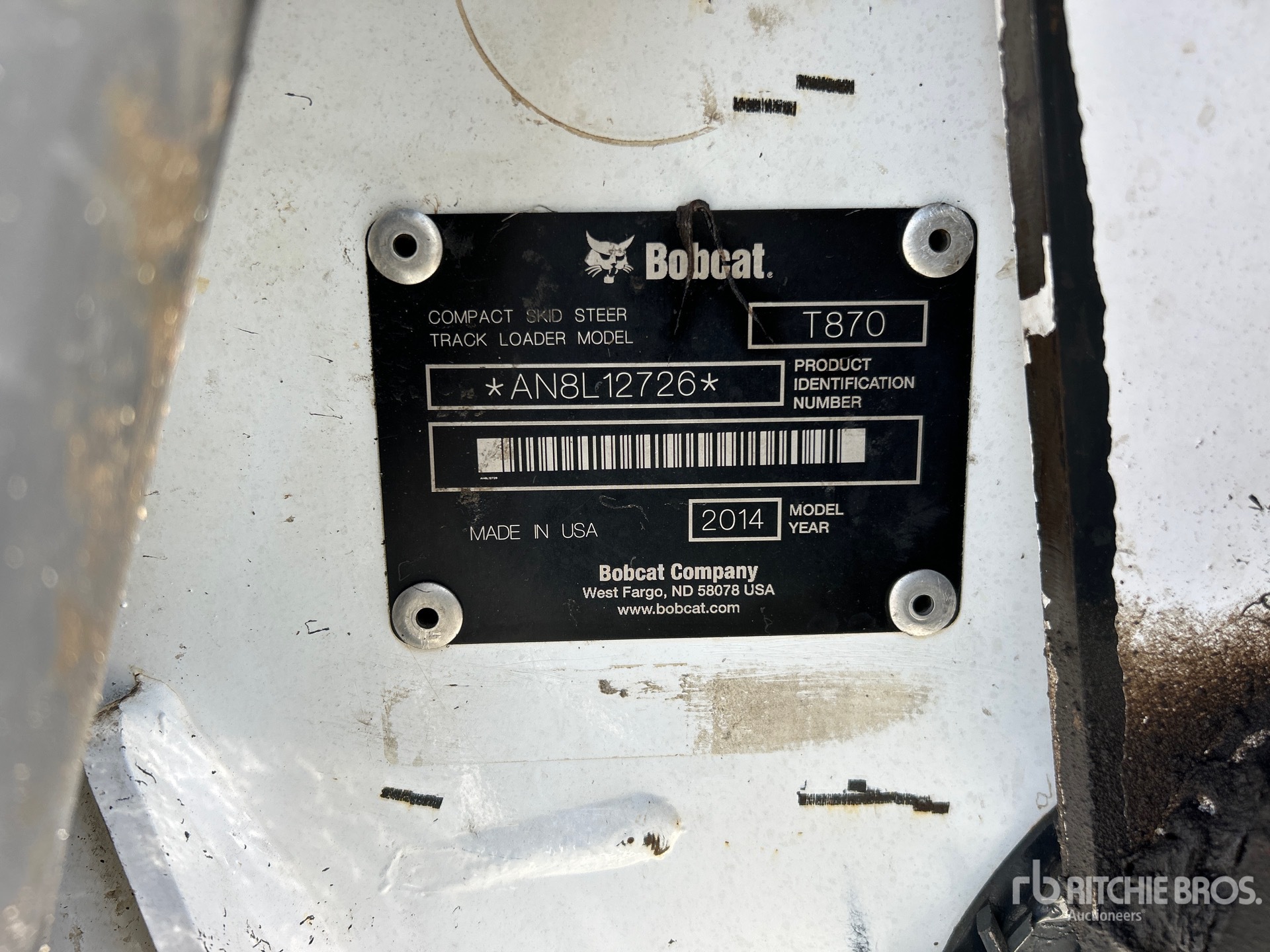 2014 Bobcat T870