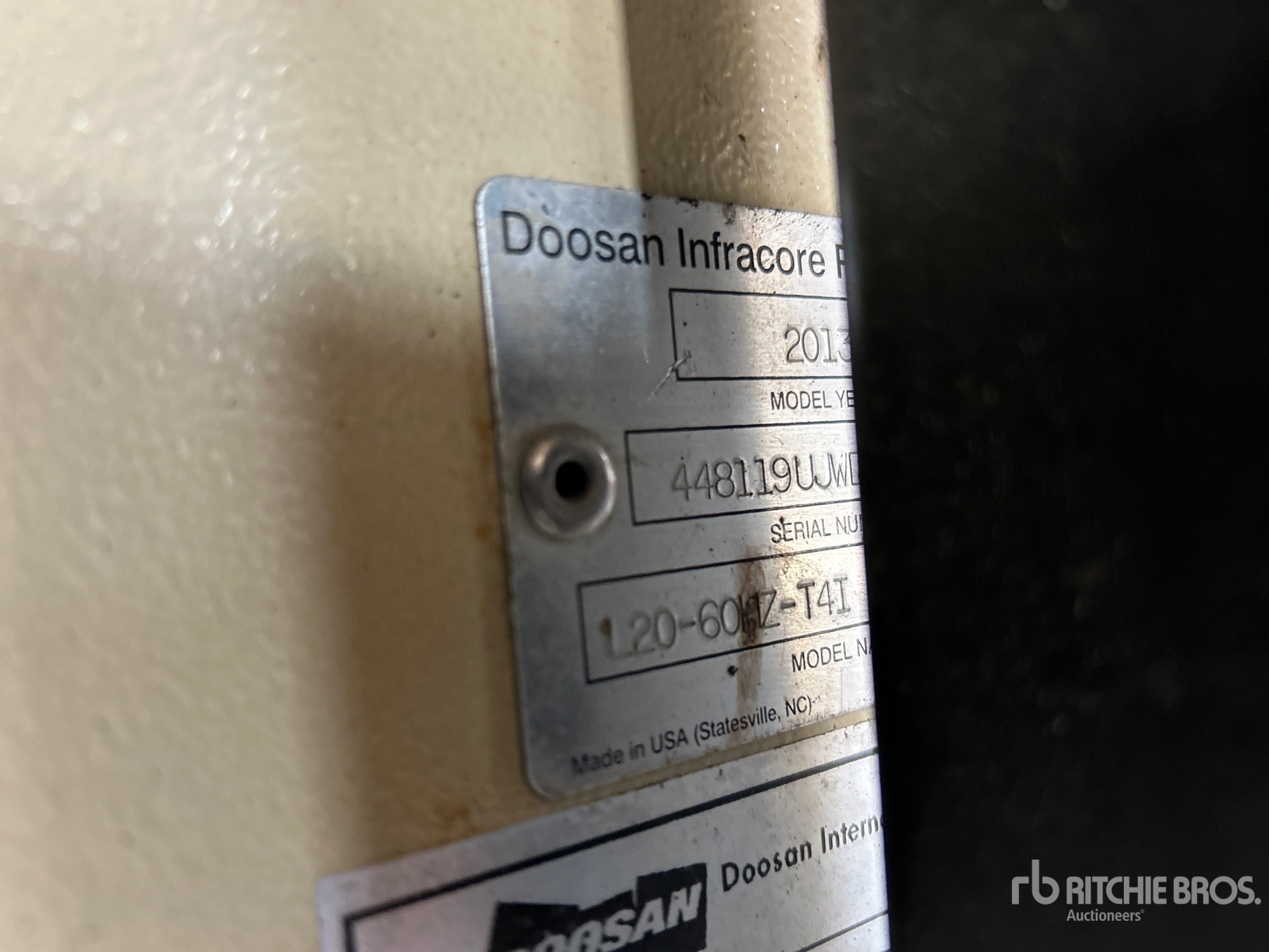 2013 Doosan Portable Power L20