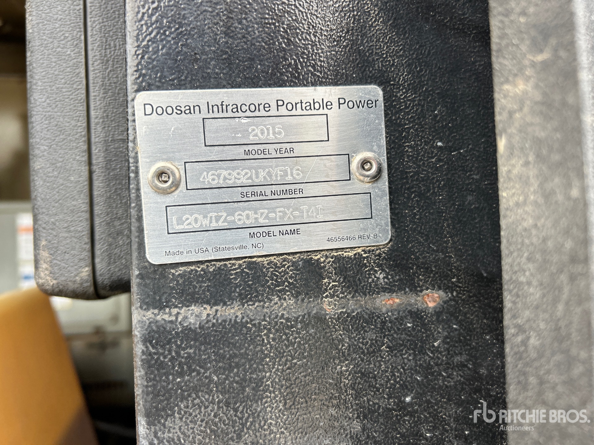 2015 Doosan Portable Power L20