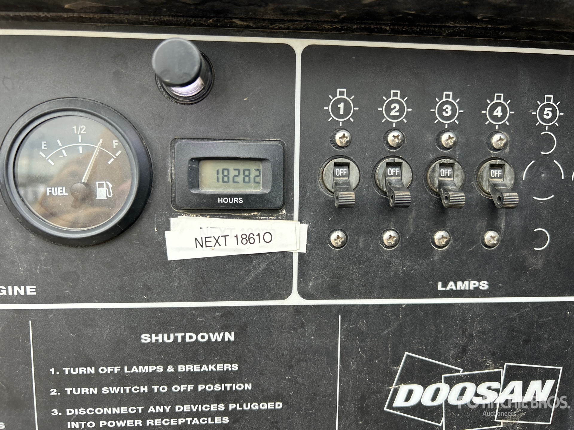 2015 Doosan Portable Power L20
