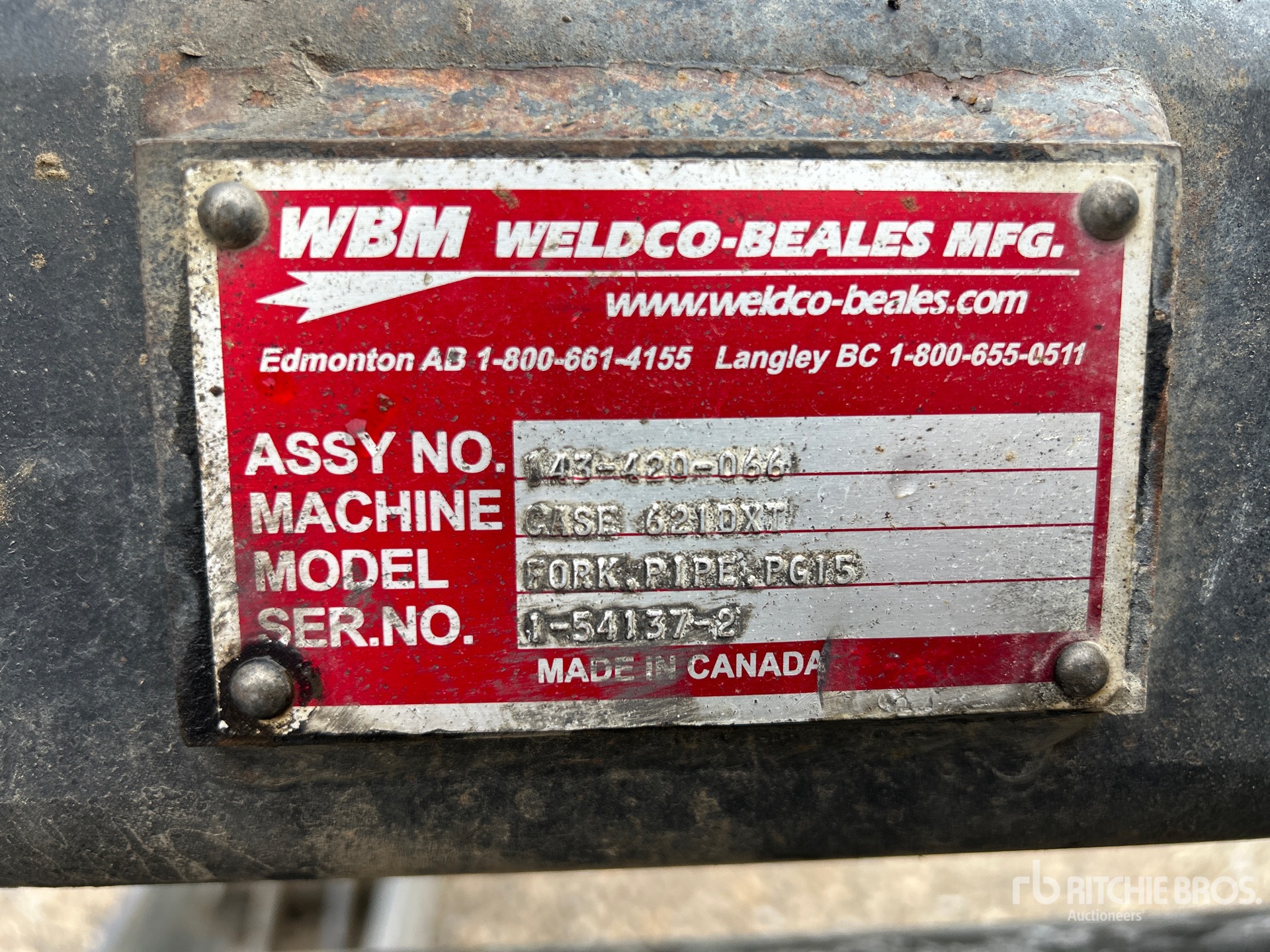 Wabash 54 IN Q/C - FITS CASE 621D