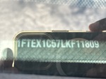 General Appearance with Frame Stamp Serial Number/VIN Photo