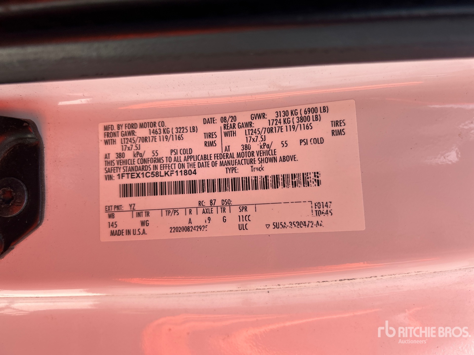 Photo of a 2020 Ford F-150