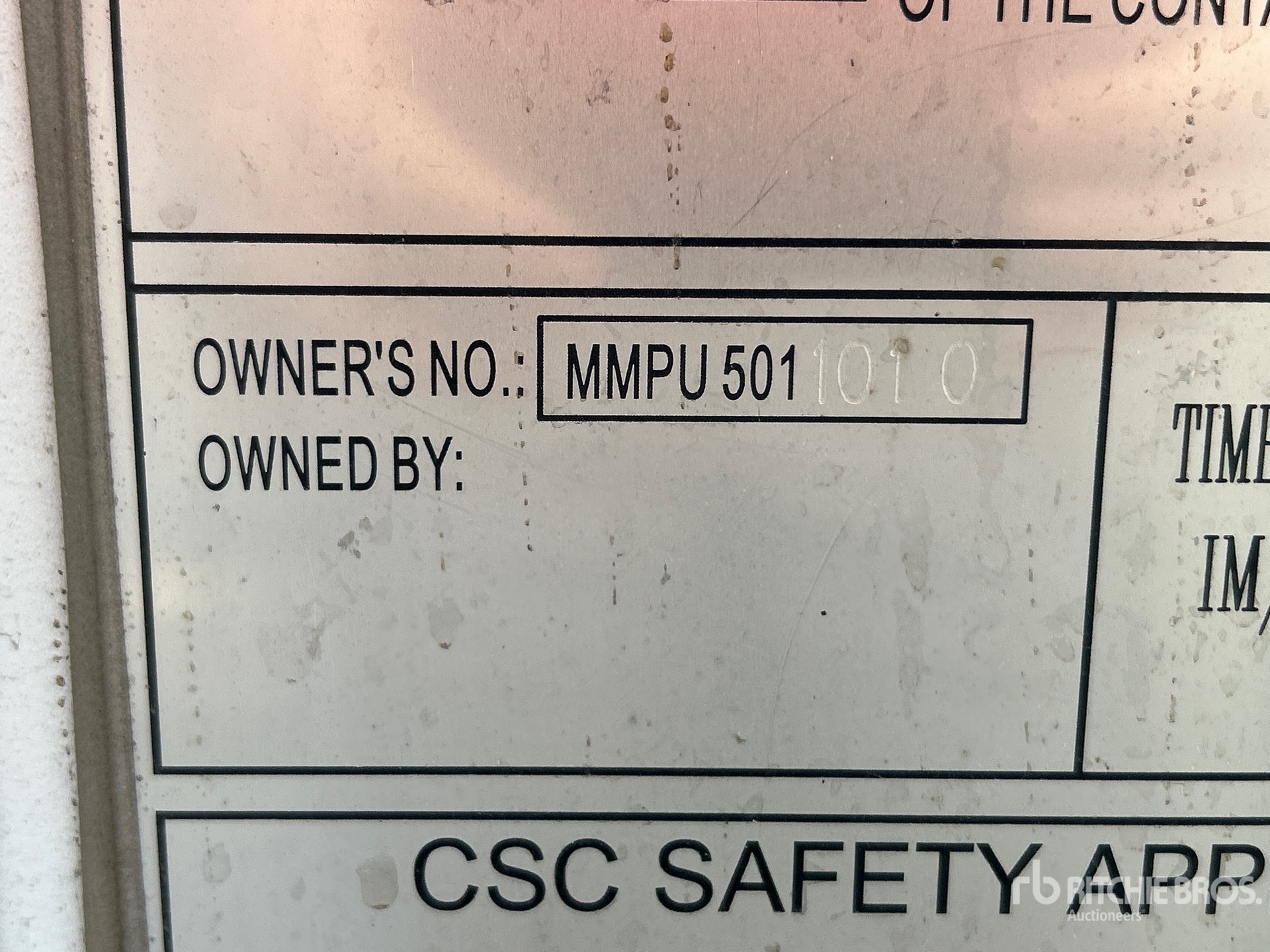 General Appearance with N.º de serie/VIN