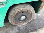 Chassis Lift with Left Rear Tire