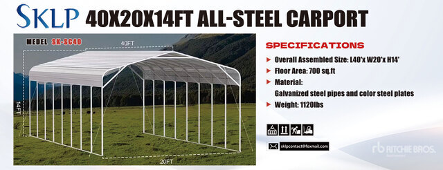 2026 SKLP SK-SC40 Carport