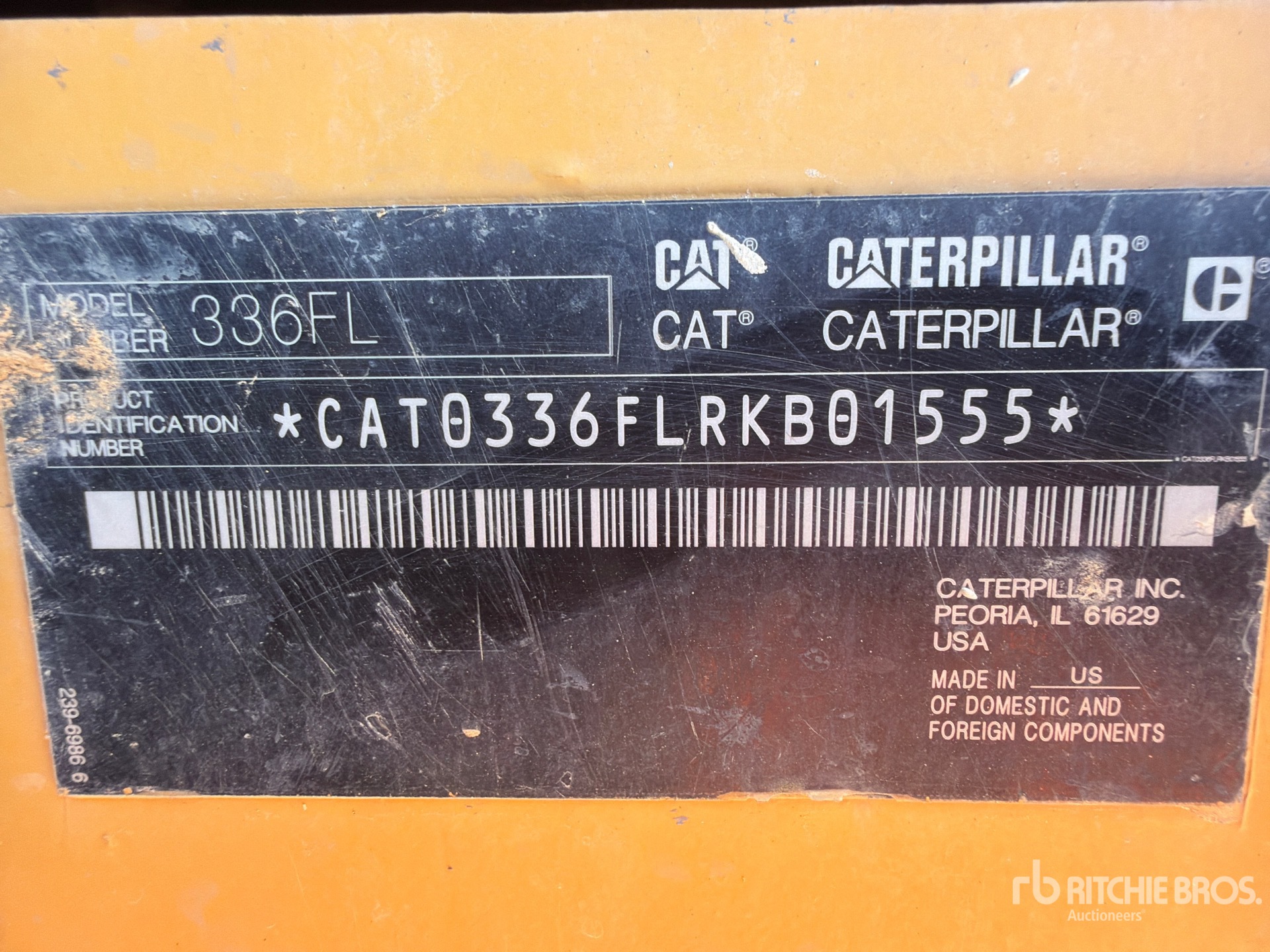 2016 Caterpillar 336F L