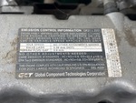 Engine with Emission Label