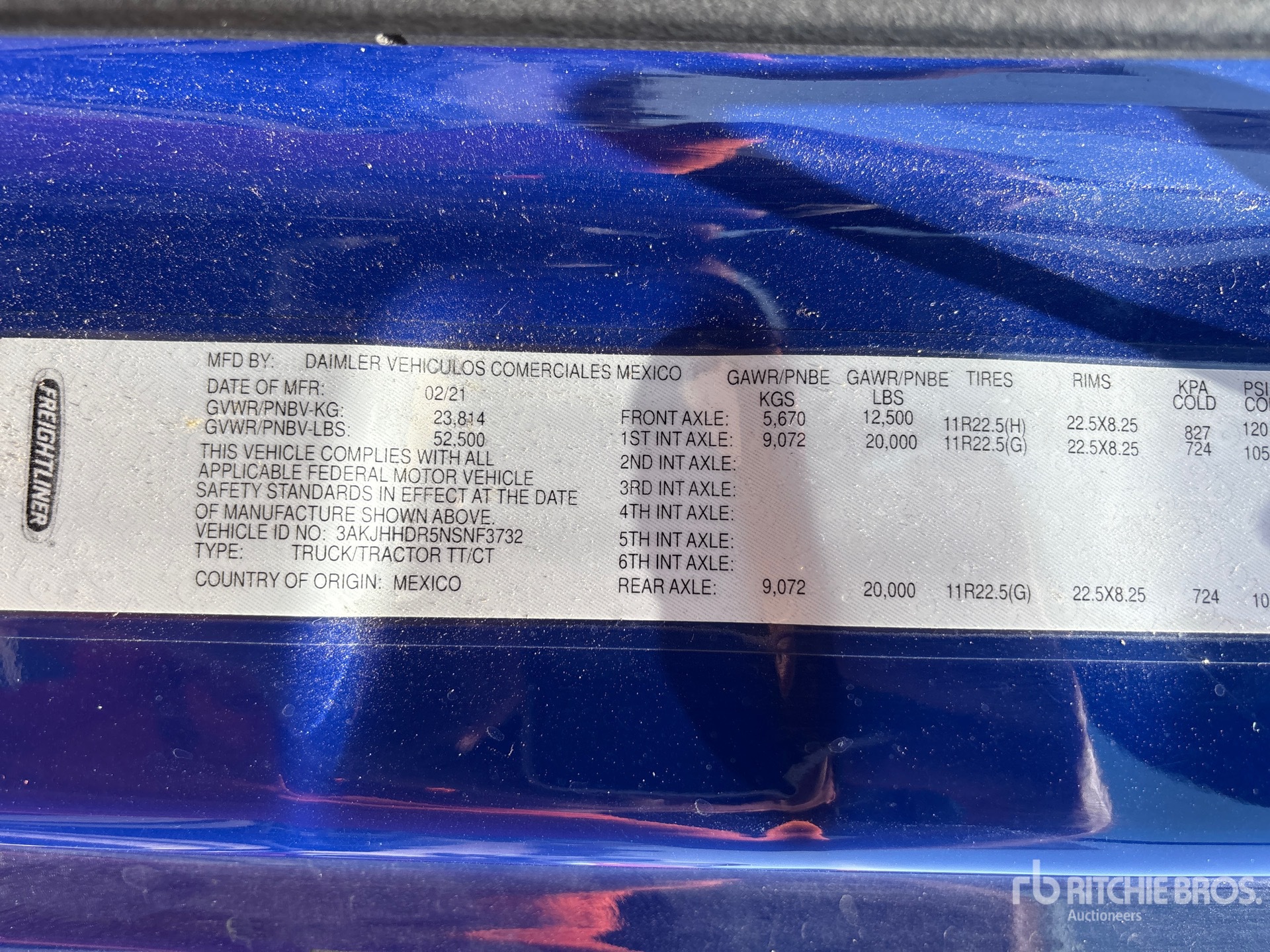 2022 Freightliner CASCADIA 126