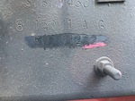 General Appearance with Frame Stamp Serial Number/VIN Photo