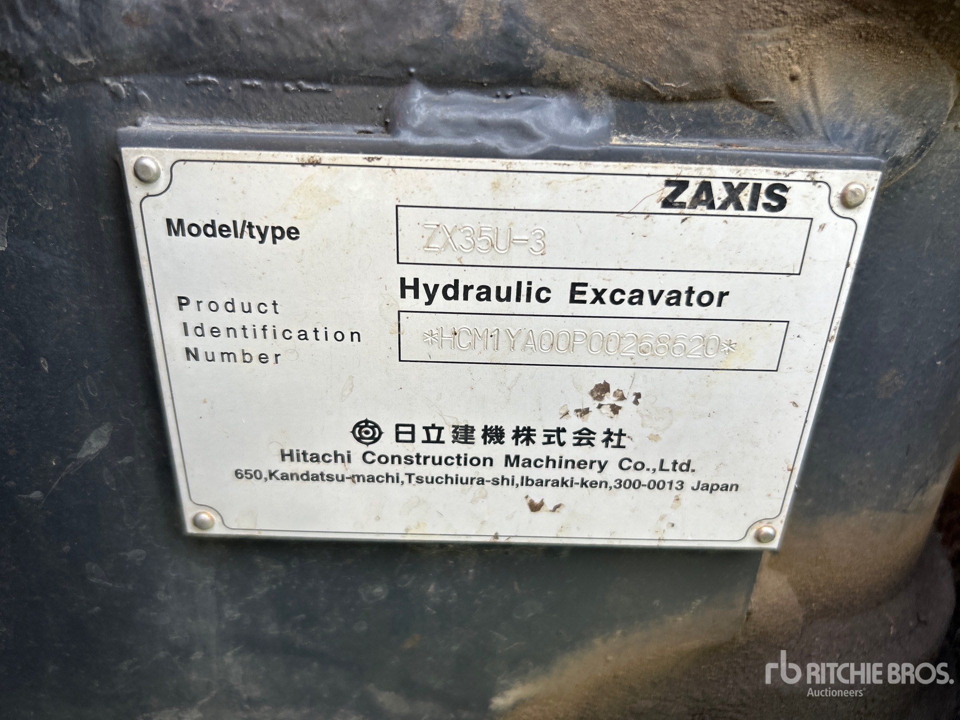Hitachi ZX35U-3