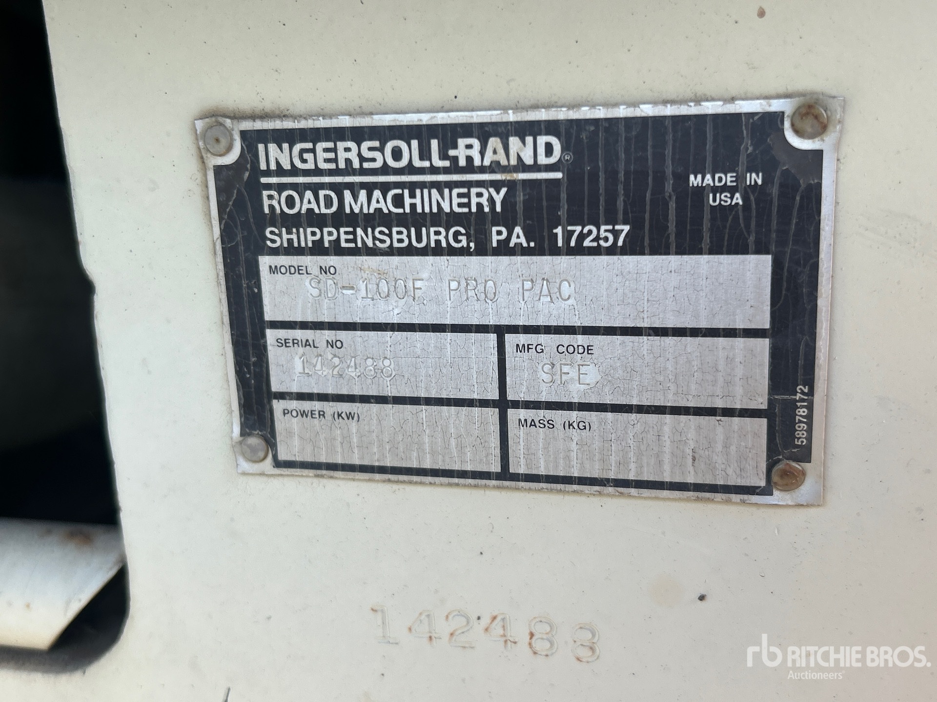 Ingersoll Rand PRO PAC 100