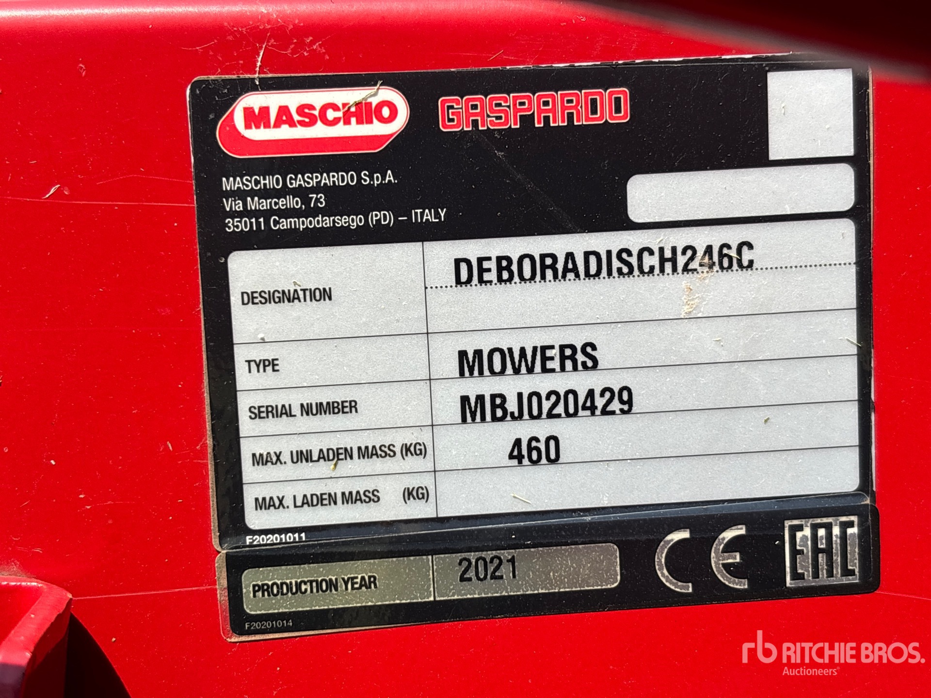 2021 Maschio 6 ft