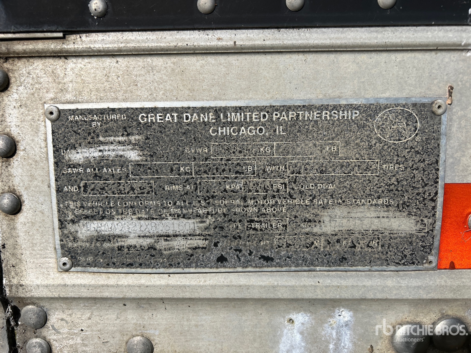 Great Dane 53 FT T/A