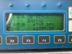 Upper Control Station with Hour Meter Reading