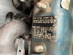Engine with Emission Label