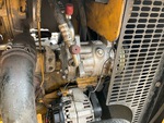 Engine with A/C Compressor