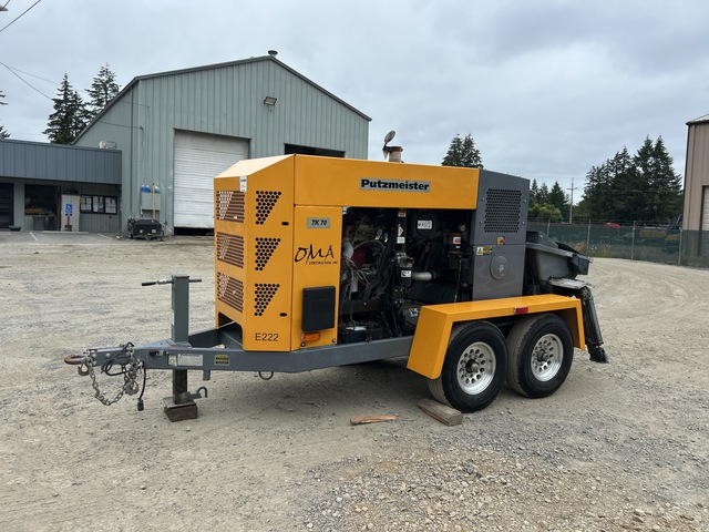 2021 Putzmeister TK70 Concrete Pump