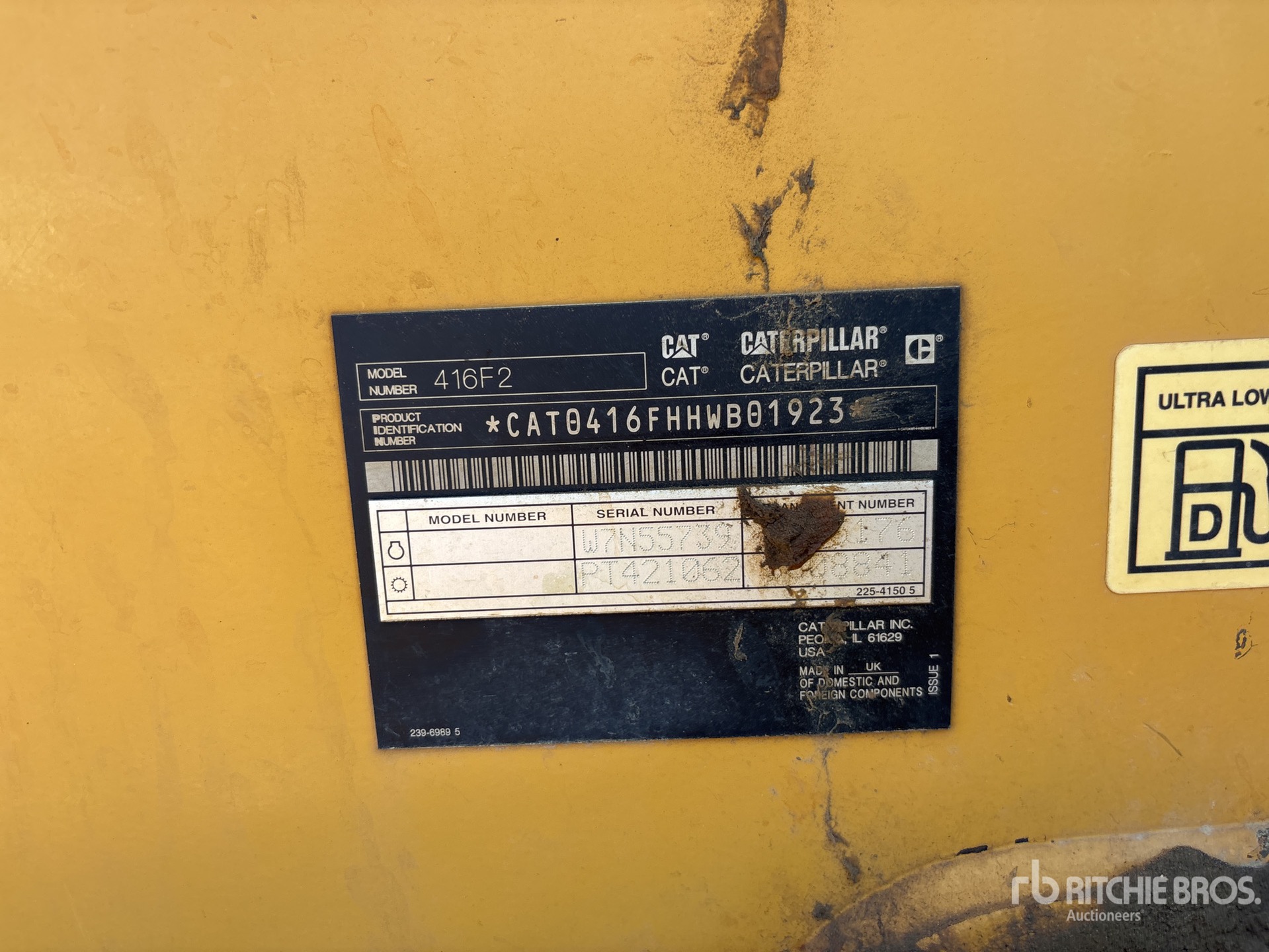 2019 Caterpillar 416F2