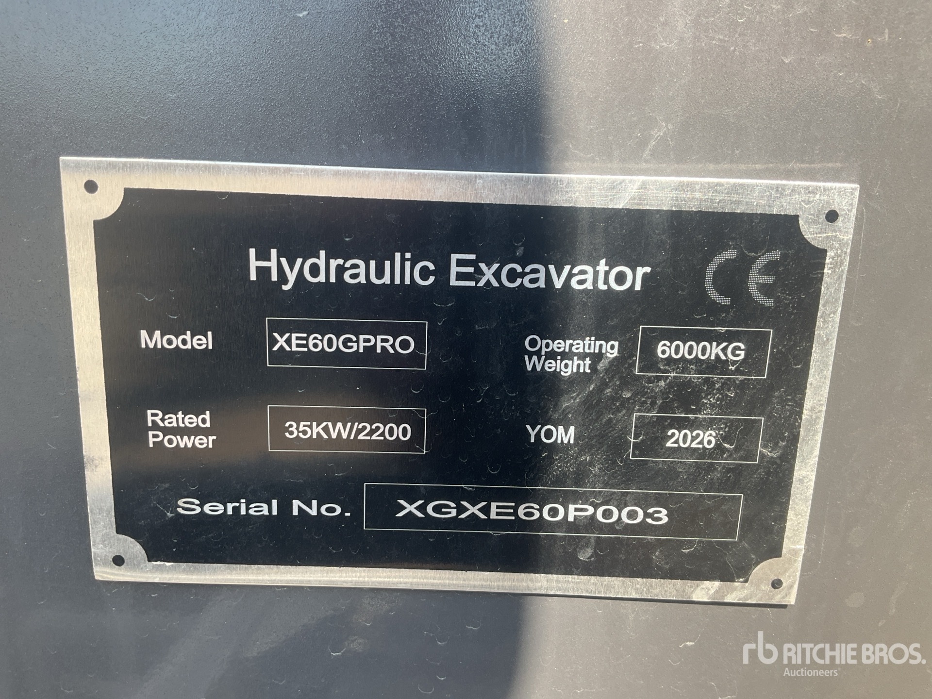 2026 XCMG XE60G PRO