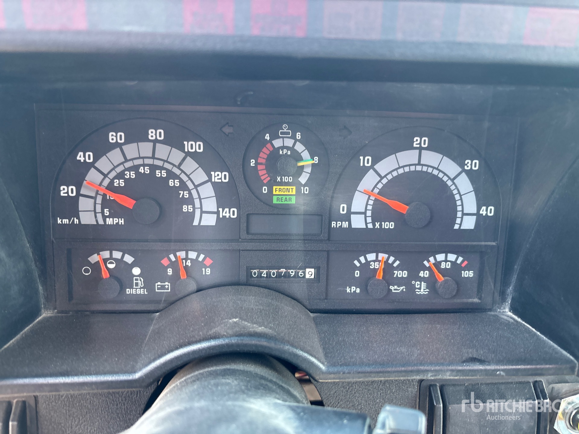 General Appearance with Hour Meter / Odometer