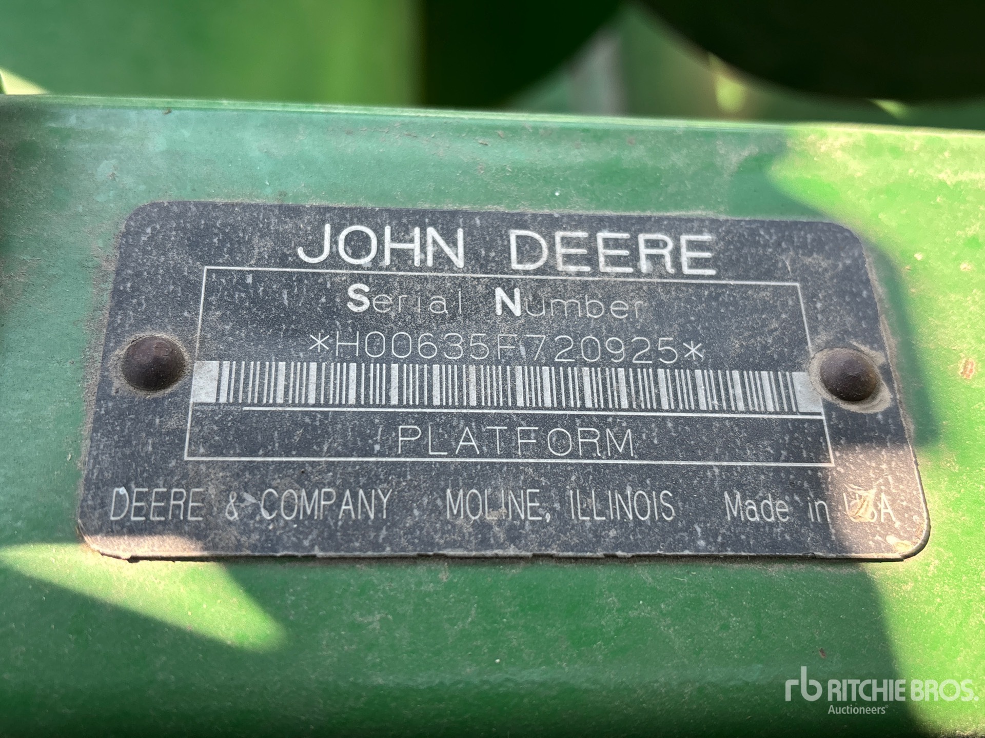 2006 John Deere 635F