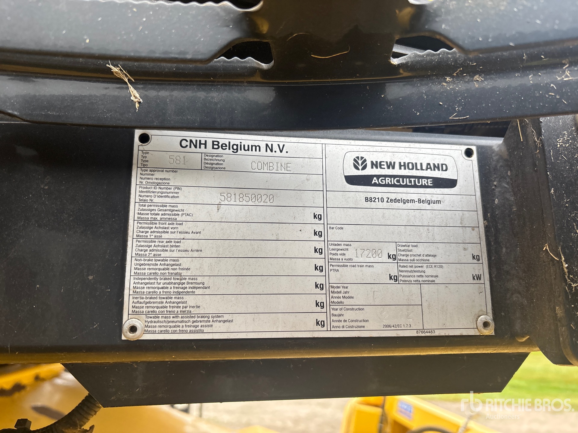 2012 New Holland CX8080