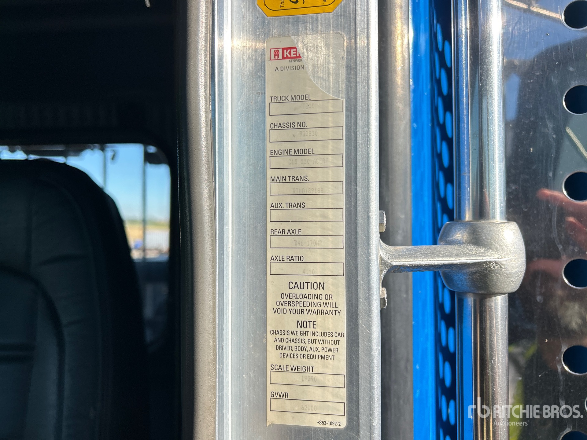 2007 Kenworth T800