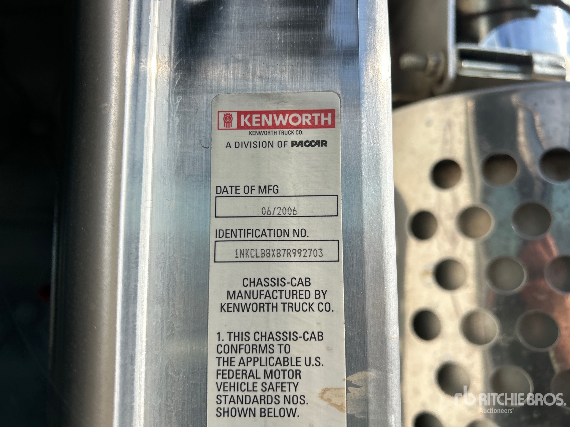 2007 Kenworth C500B