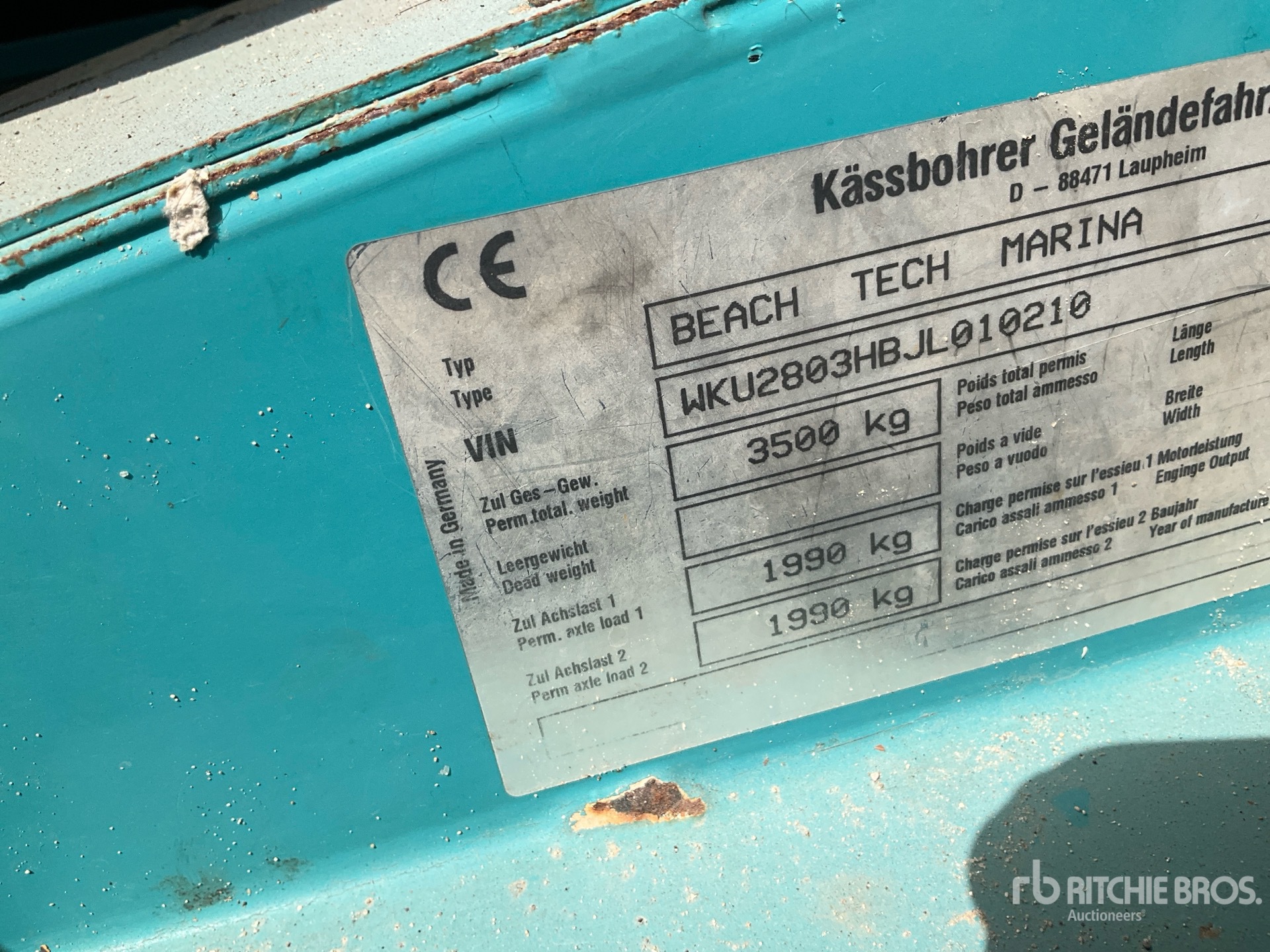 2019 Kassbohrer BEACH TECH