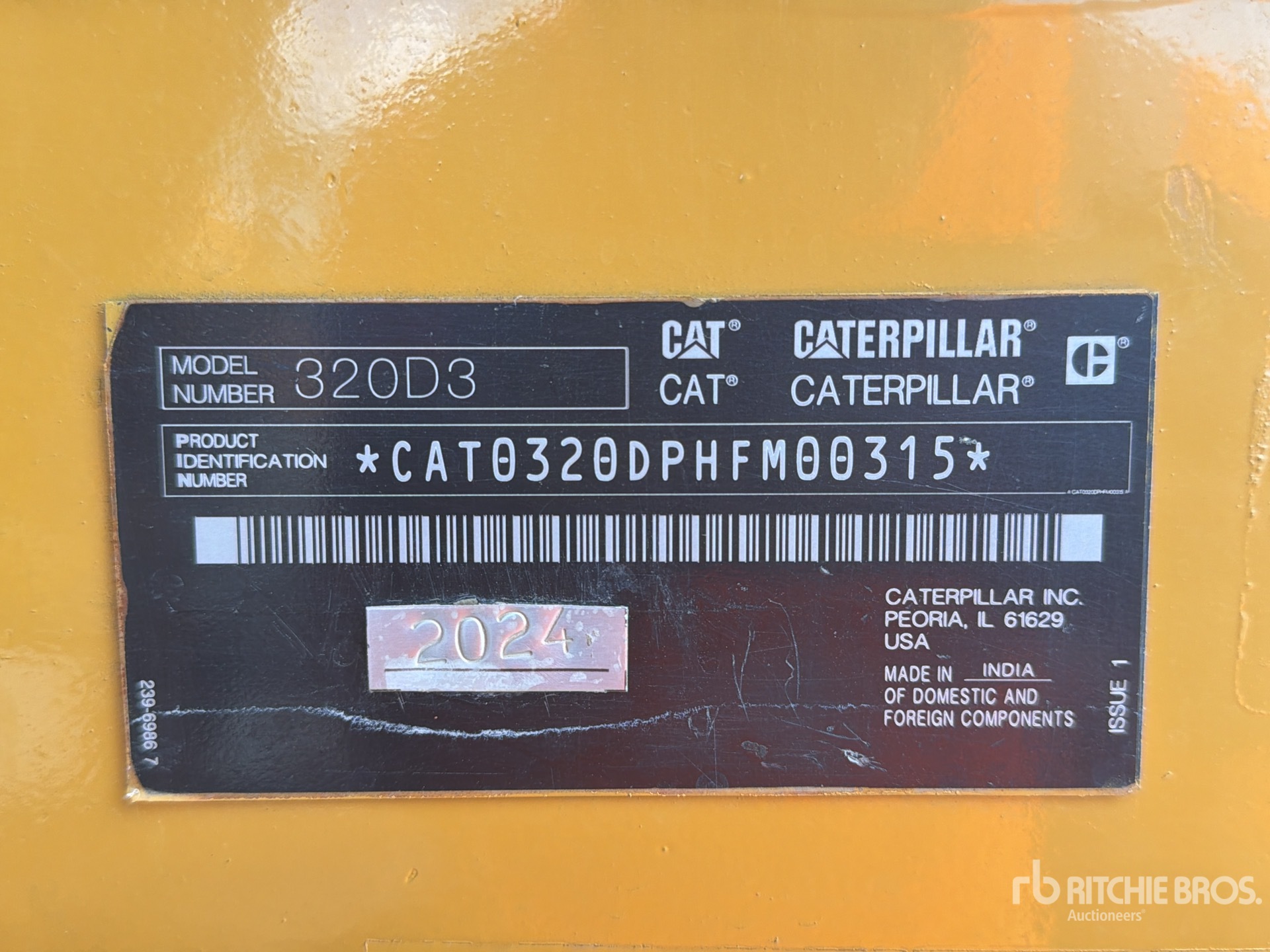 2024 Caterpillar 320D3