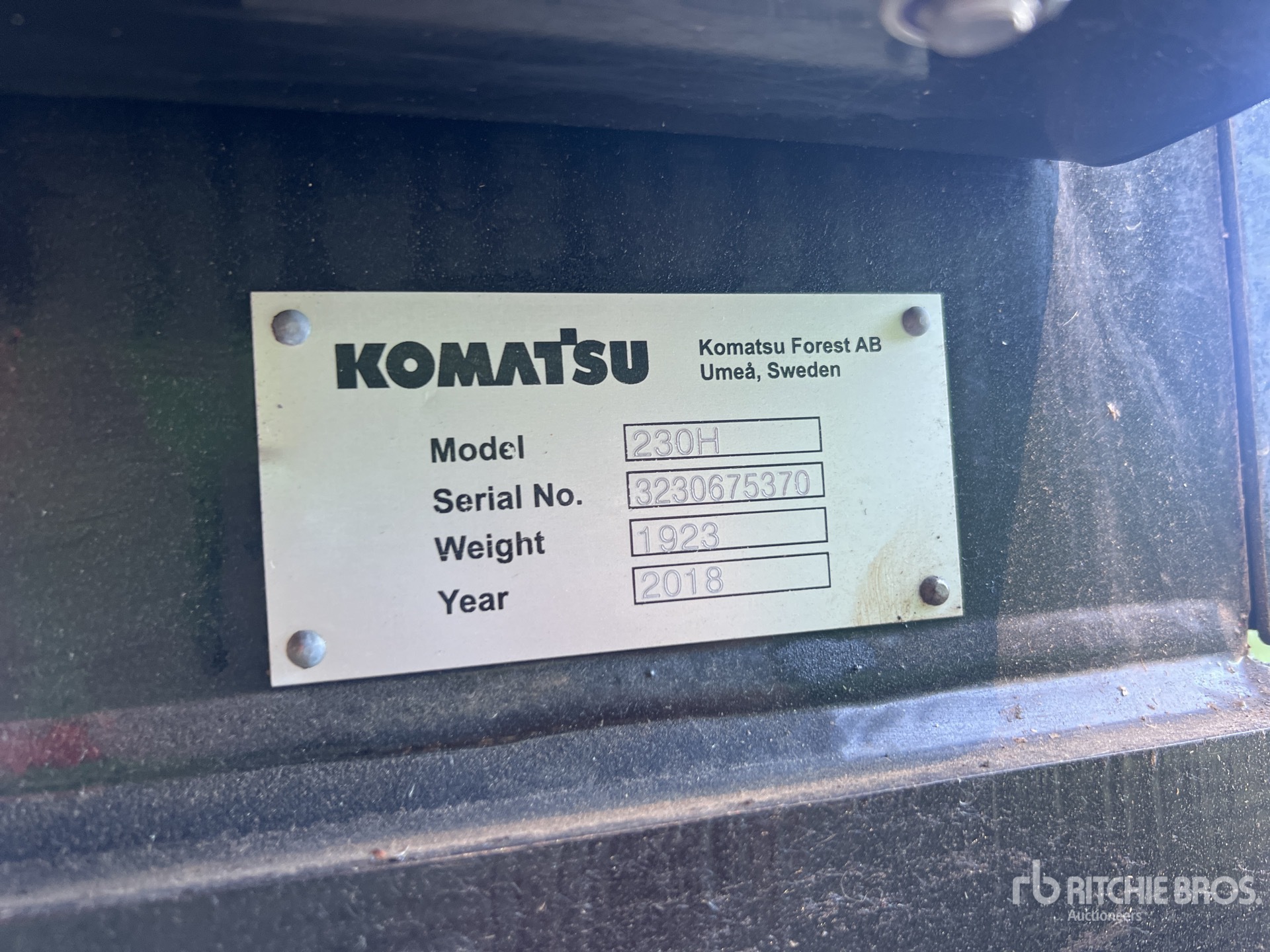 2018 Komatsu XH931XC-2