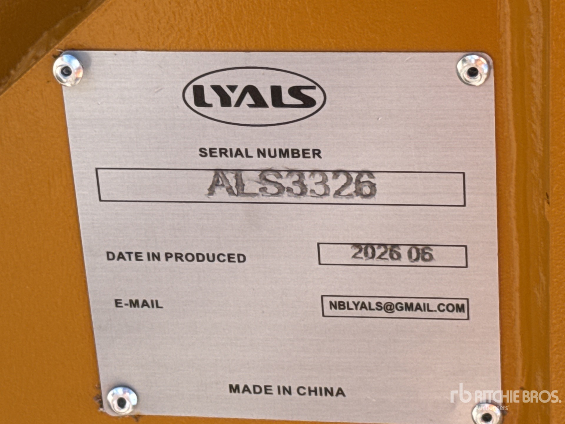 2026 LYALS ALSENB320