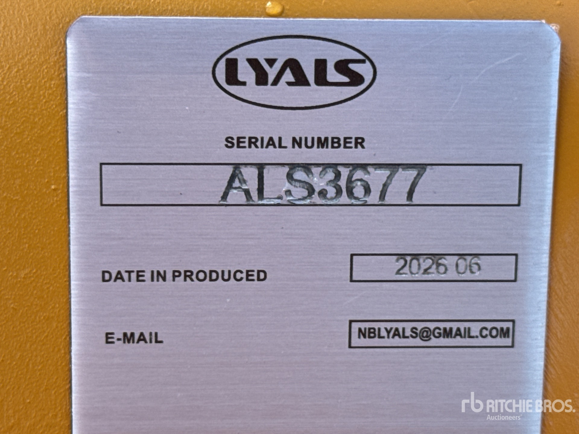 2026 LYALS ALS EB320