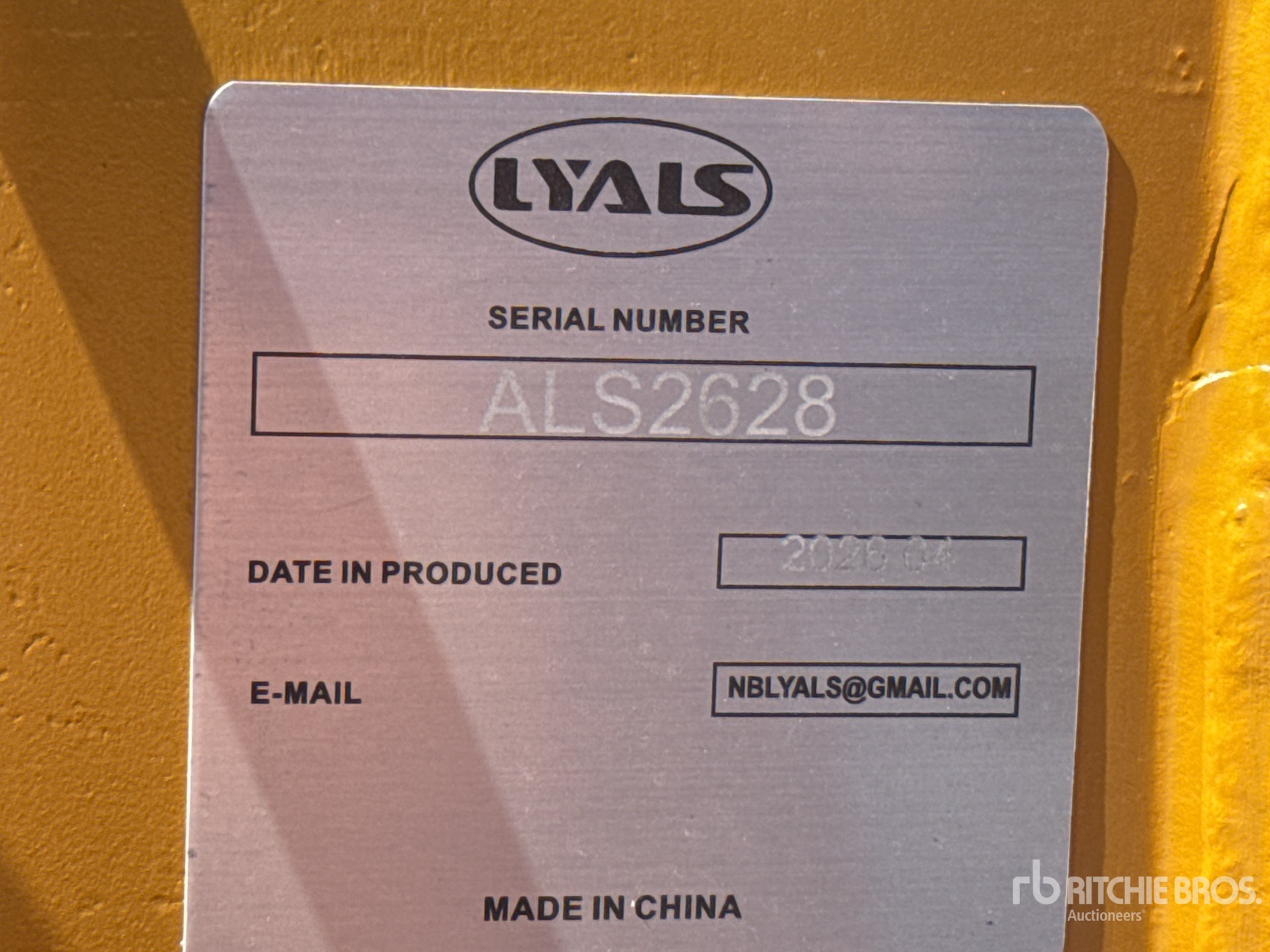 2026 LYALS ALS EB320