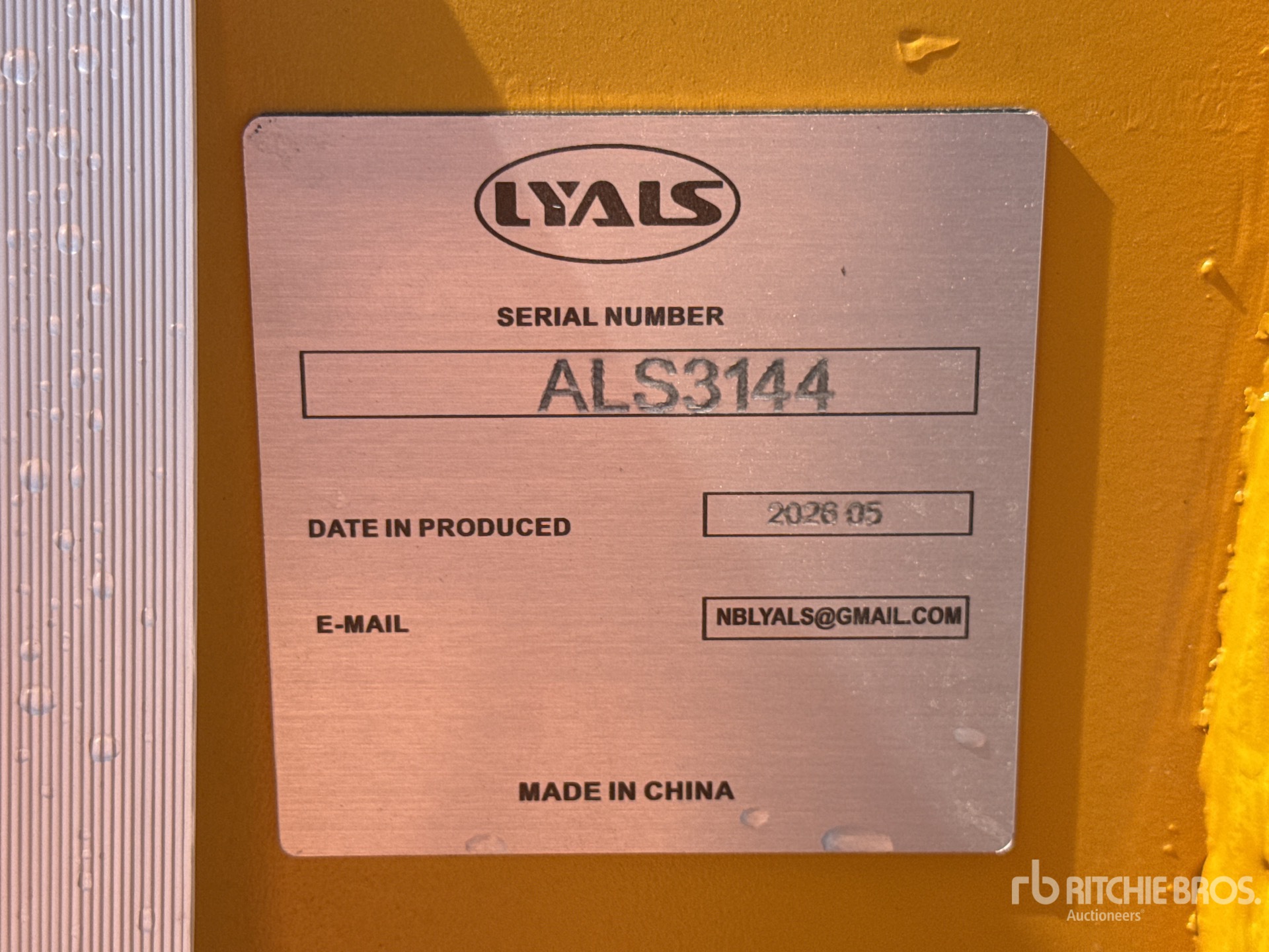 2026 LYALS ALS EB320