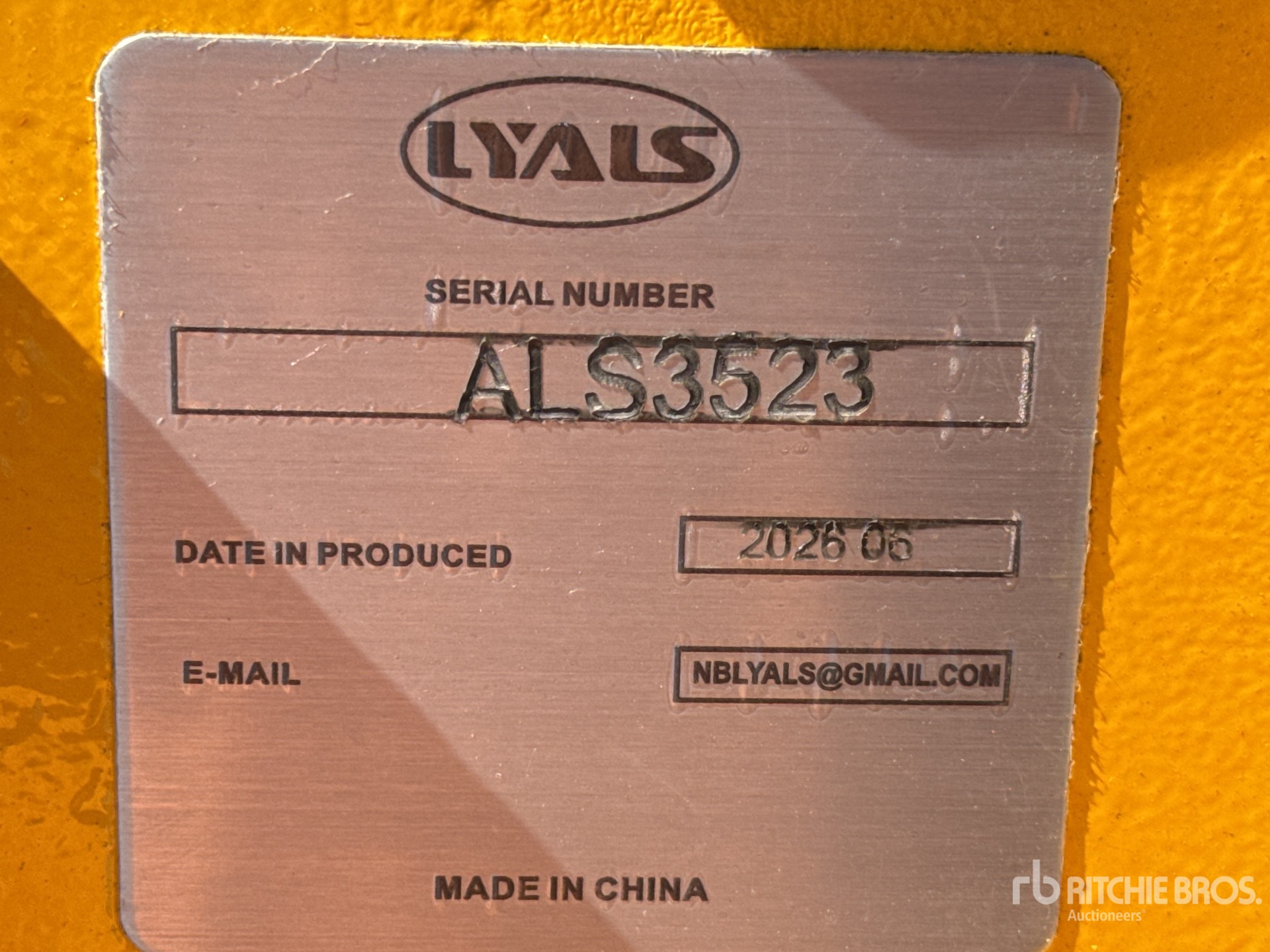 2026 LYALS ALSEAB320