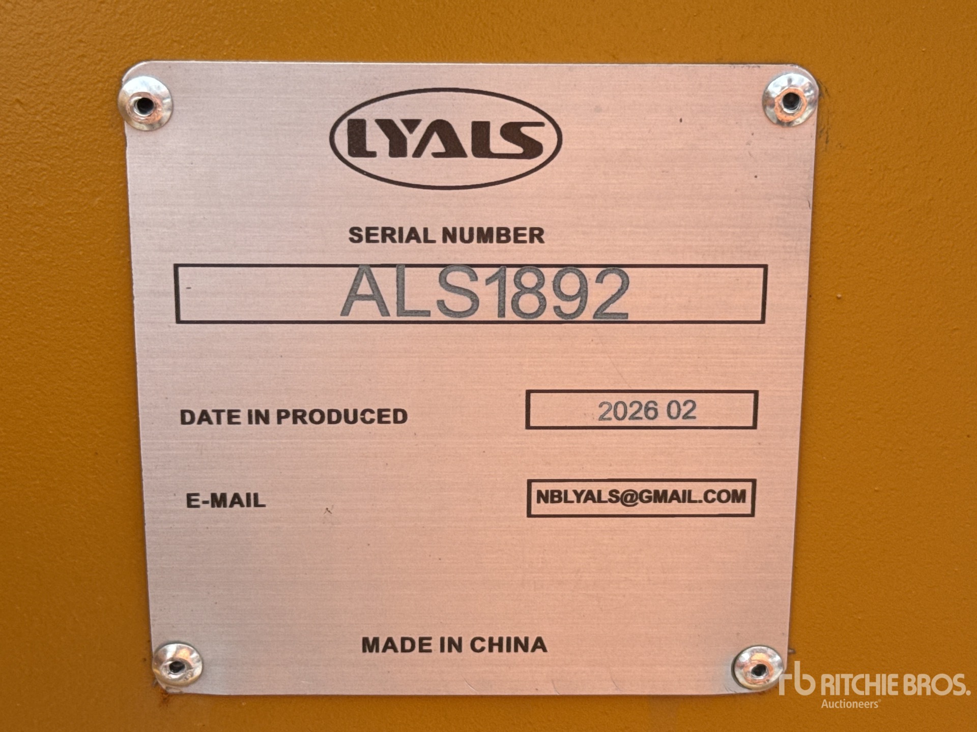 2026 LYALS ALSPC350