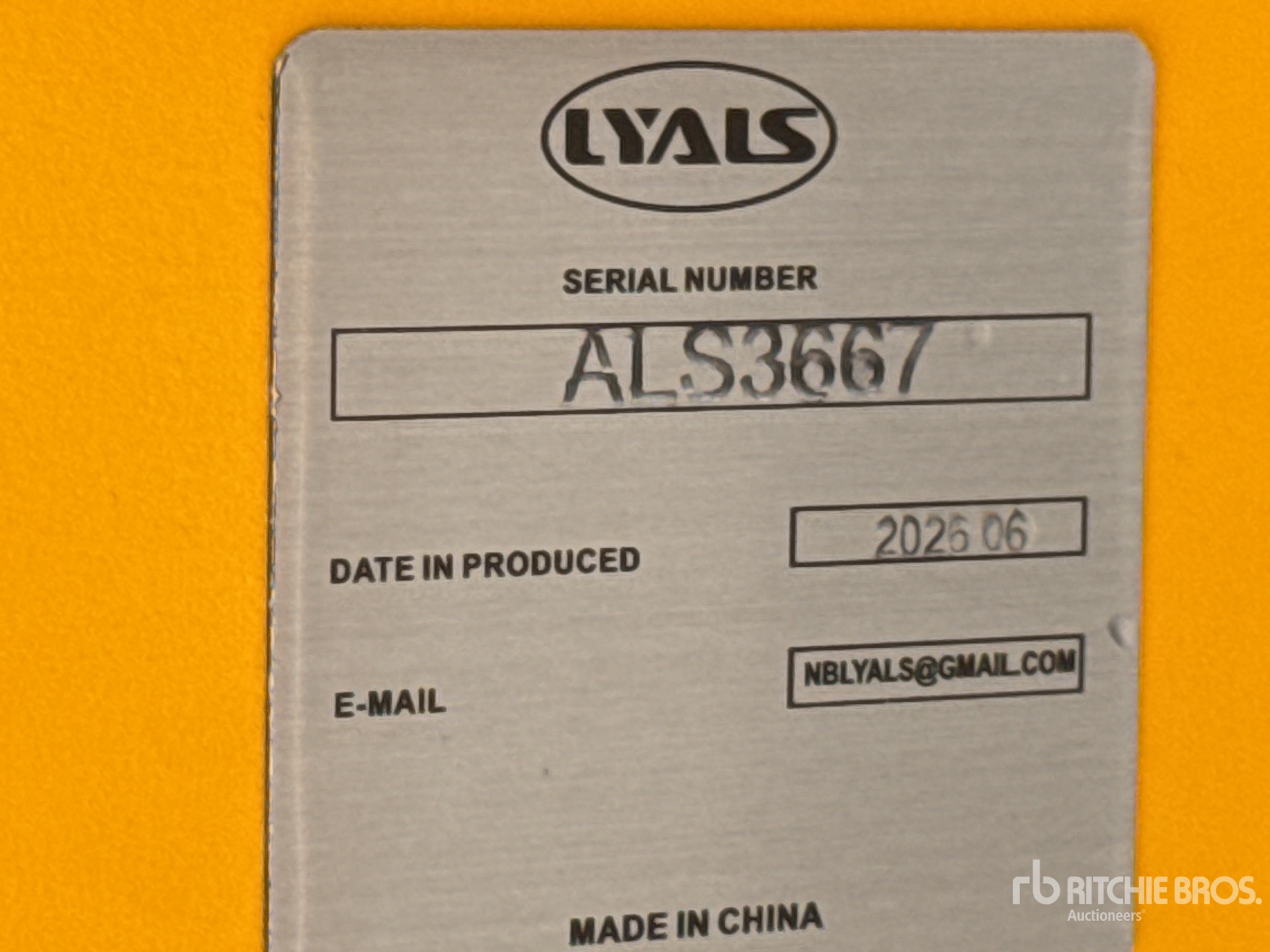 2026 LYALS ALSDP320