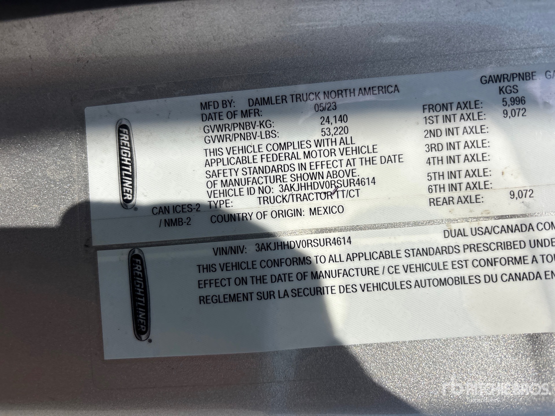 2024 Freightliner CASCADIA 126