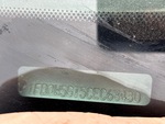 General Appearance with Frame Stamp Serial Number/VIN Photo