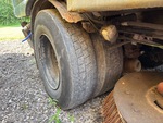 Chassis with Right Rear Drive Tires