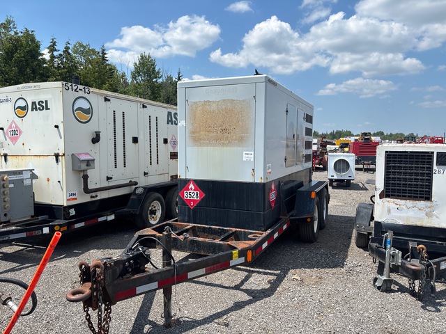 2009 Himoinsa 96 KVA Mobile 96 kW Mobile Generator Set