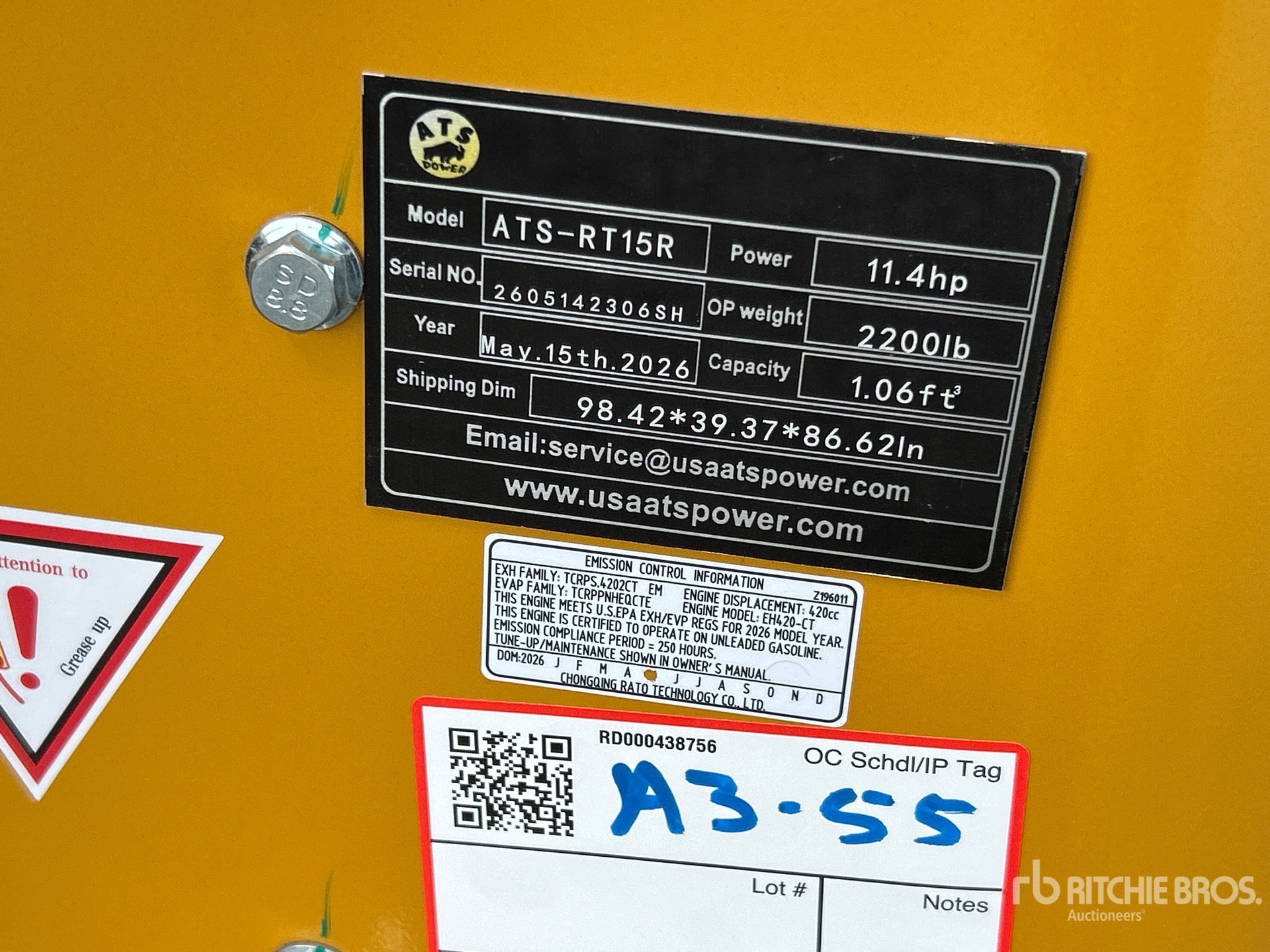 2026 ATS POWER ATS-RT15R