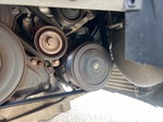 Moteur with compresseur de climatisation