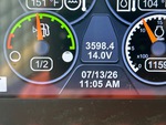 General Appearance with Hour Meter / Odometer