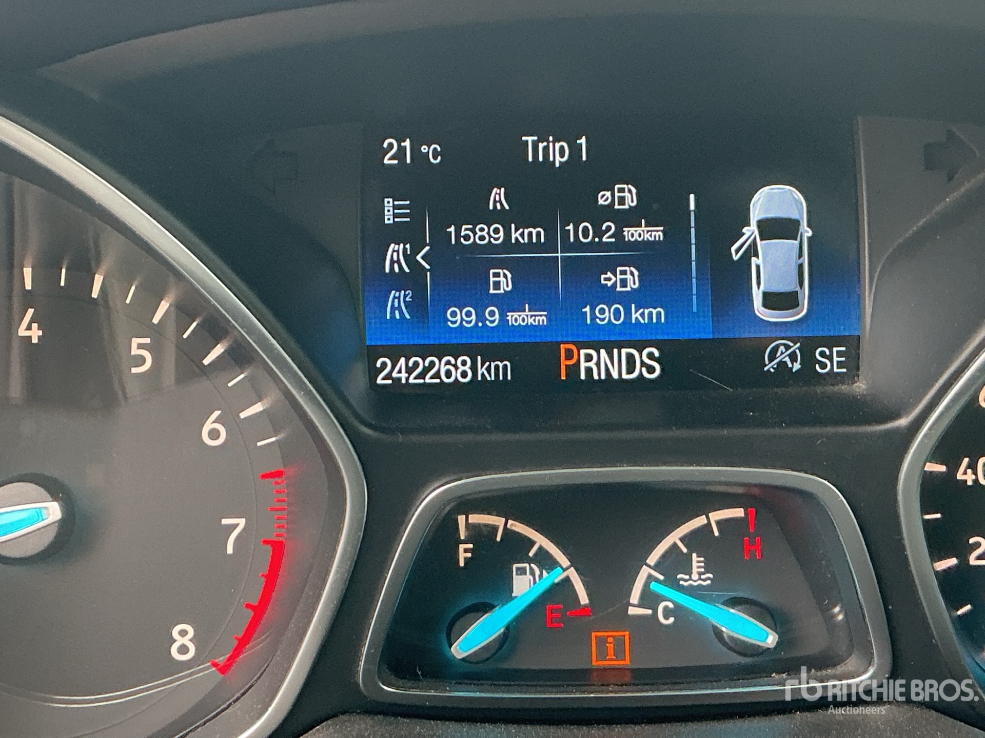 General Appearance with Hour Meter / Odometer