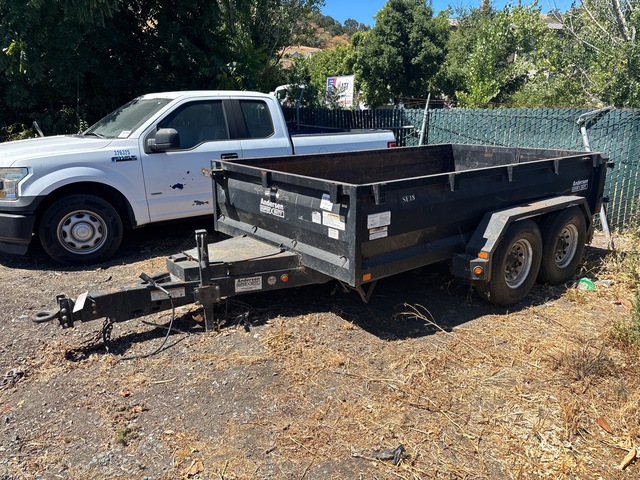 2013 Andersen 12 ft T/A Dump Utility Trailer