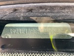 General Appearance with Frame Stamp Serial Number/VIN Photo