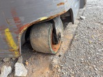 Chasis with Right Rear Tire